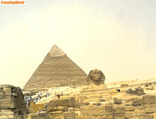 gypten: aegypten0012 / Sphinx und Chephren-Pyramide