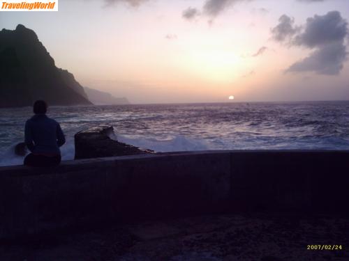 Kap Verde: PUNTO DO SOL 015 / Ponta do Sol, Santo Antao Sunset/Sonnenuntergang