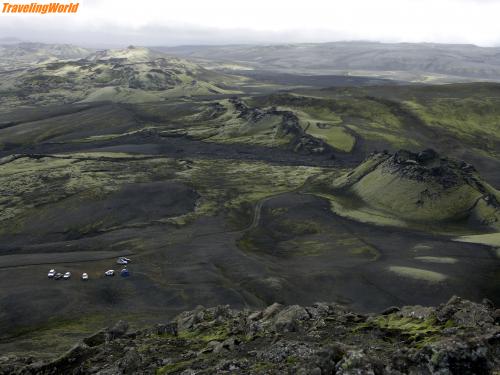 Island: Laki / Lakispalte, 100 Vulkane wie auf der Perlenkette