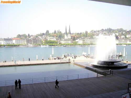 Schweiz: Bürgenstock 004-1 / Blick von der Terrasse des KKL, Luzern