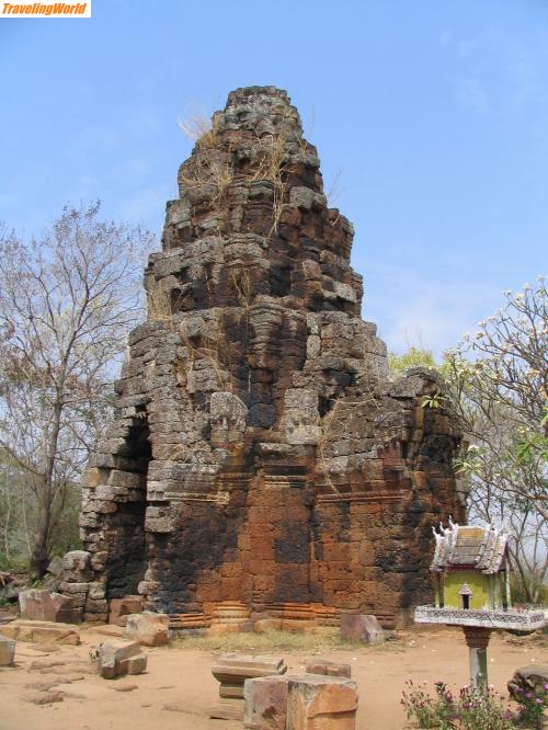 Kambodscha: Kambodscha und Thailand 18.02.-14.03.2008 224 / Wat Banan südlich von Battambang