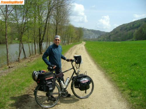 Deutschland: Fahrradtour pro Organspende 2008 071 / Main-Donau-Kanal Richtung Kelheim
