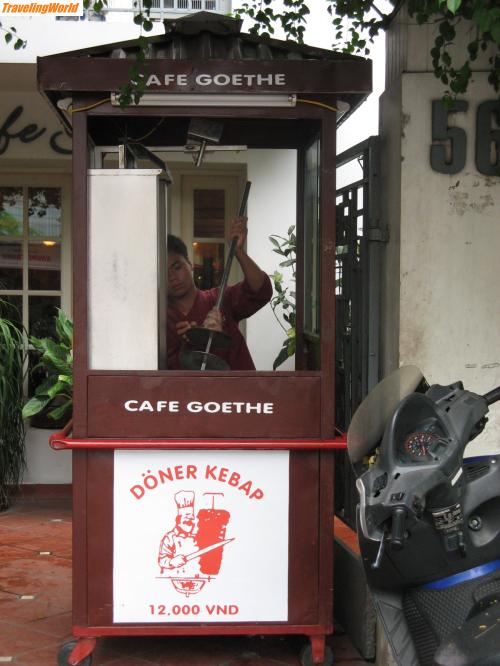 Vietnam: IMG_0751 / Lecker Döner vor dem Goethe-Institut
