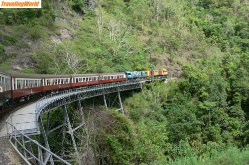 Australien: 0901 KURANDA - Kurandatrain / 
Mit der Kurandabahn in den Tropenwald