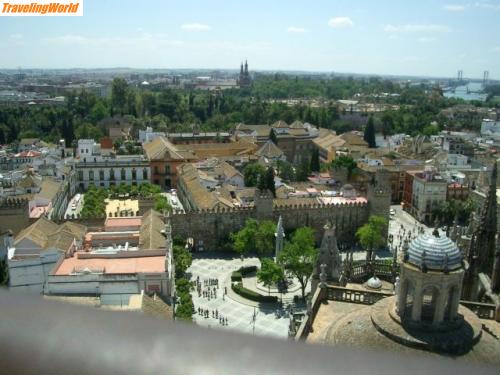 Spanien: Andalusien  Mai o4 mit Schröders, Sevlla.Cordoba, Granada, Malla / DerKönigspalast von oben