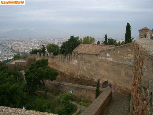 Spanien: Andalusien  Mai o4 mit Schröders, Sevlla.Cordoba, Granada, Malla / Die Zitadelle Gibralfaro