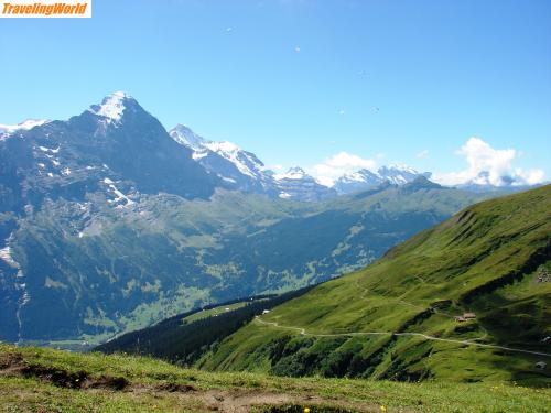 Schweiz: DSC01567 / Aussicht zum Bachalpsee