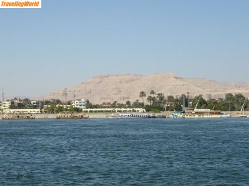 gypten: 004afa / Am Nil bei Luxor