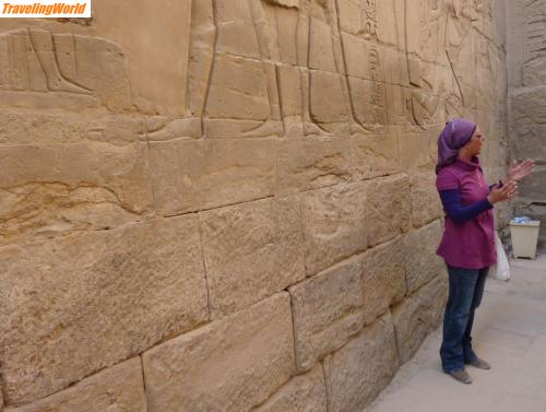 gypten: 003bb / In Karnak bei Luxor