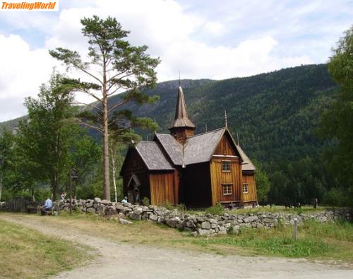 Norwegen: web 1205Stab2 / Stabkirche bei Gvale