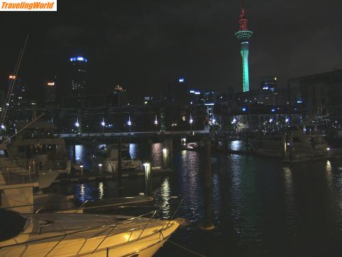 Neuseeland: nz113 / Auckland bei Nacht