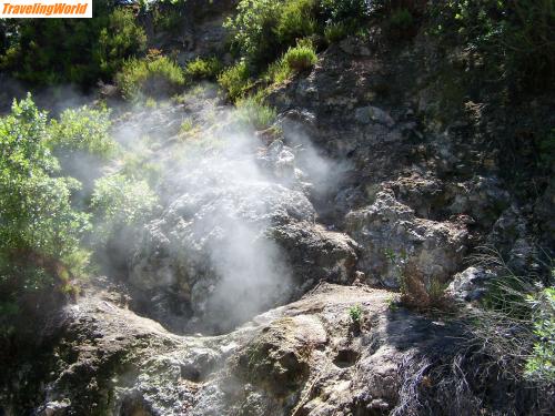 Portugal: Azoren 2007-08 0048 / Die Fumarolen (heiße Quellen)  in Furnas