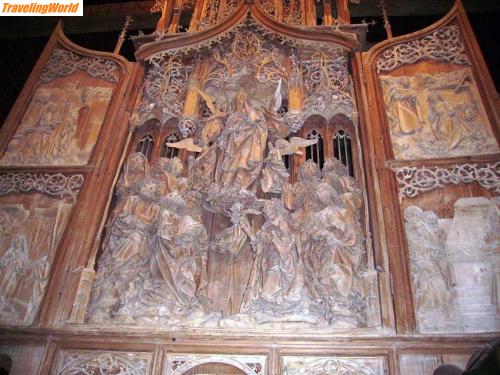 Deutschland: web-Riemensch-Altar / ... und den Riemenschneider-Altar in der Herrgottskirche (nebenan) besichtigt.