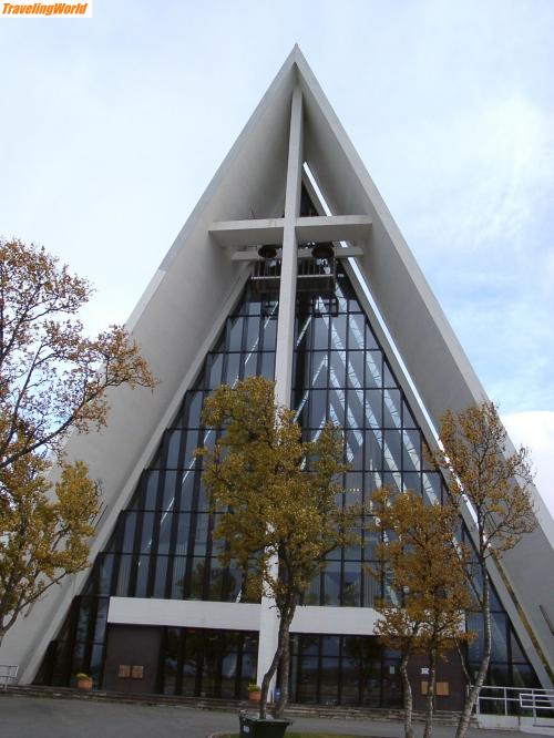 Norwegen: 092000151 / Eismeerkathedrale Tromsö aussen