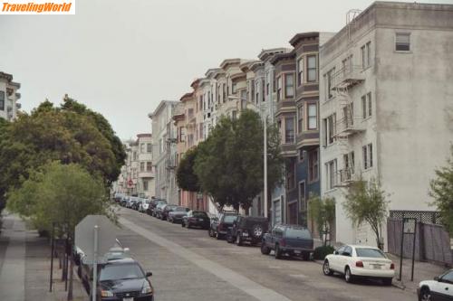 USA: Häuser mit Erker / San Francisco: typische Häuser