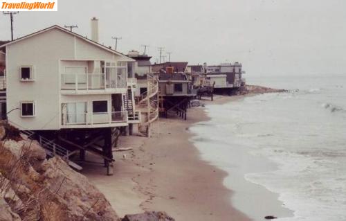 USA: Malibu / 20. Tag: Häuser am Strand bei Malibu