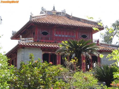 Vietnam: Vietnamurlaub 13.02.-11.03.2007-1 382 / Pavillon der Klarheit/Minh Lau-Pavillon; Grabanlage von Minh Mang (Kaiser von 1820-1841)