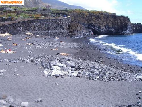 Spanien: Charco.Verde / Charco Verde - der ruhige einheimische Lava-Strand