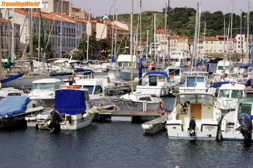 Frankreich: Port Vendres_20 / Übersicht des Jachthafens