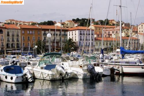 Frankreich: Port Vendres_21 / Übersicht des Jachthafens