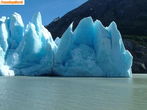 Chile: eis / Grey-Gletscher in Patagonien