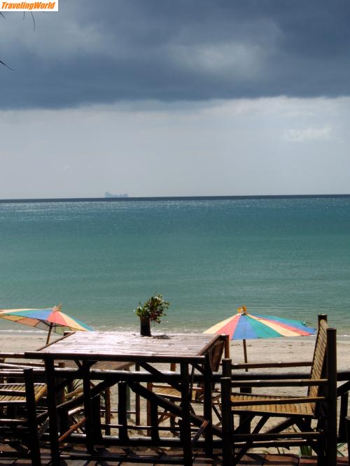 Thailand: Khlong Khoang Beach_vor dem Regen / 