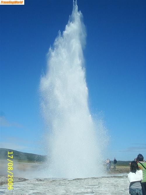 Island: Geysir Stokkur / Geysir Stokkur