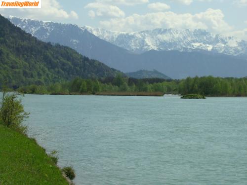 Deutschland: Fahrradtour pro Organspende 2008 089 / 28.04.2008 (Hintergrund Zahmer und Wilder Kaiser)