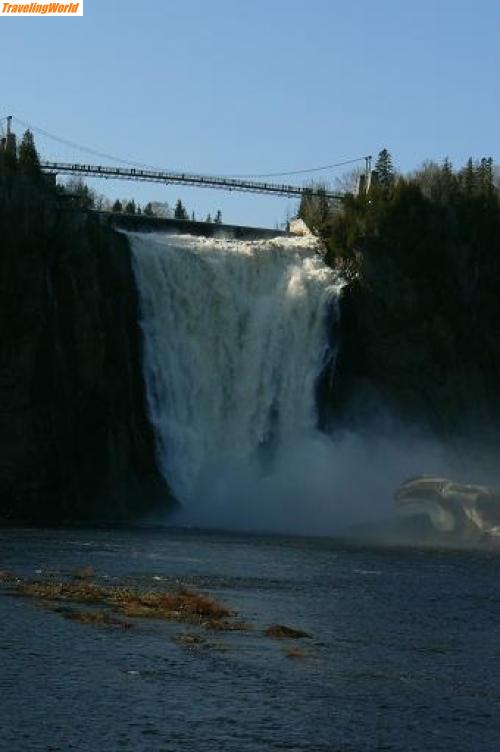 Kanada: quebec5 / Gewaltig,  30m hoeher als die Niagarafaelle!