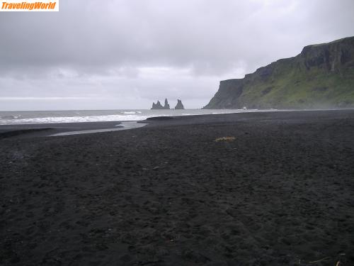 Island: Black Beach bei VíkI / Black Beach