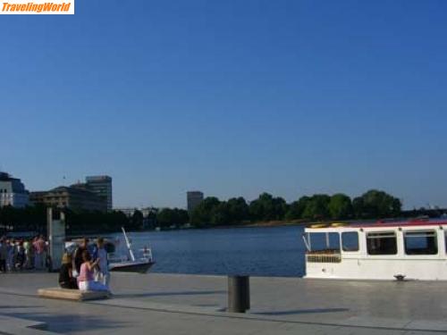 Deutschland: CIMG0995a / Tourists - Binnen Alster