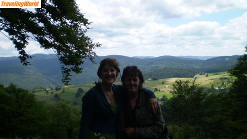 Deutschland: P7040060 / Meine Mama und ich im \"Schau ins Land\" Schwarzwald