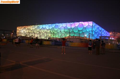 China: IMG_0742-water-cube-k / Watercube, Schwimmstadion in Peking