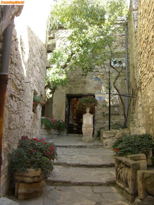 Frankreich: CIMG1381 / Gässchen in Les Baux