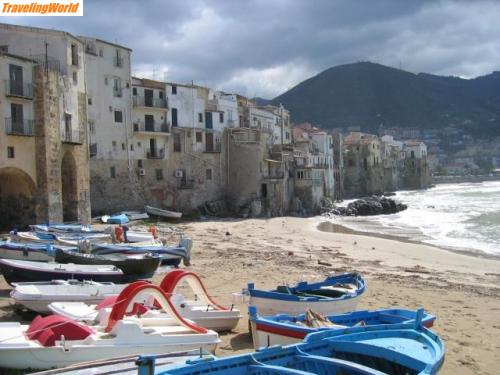Italien: 2363Palermo 13.03.06 225 / Hafen von Cefalu