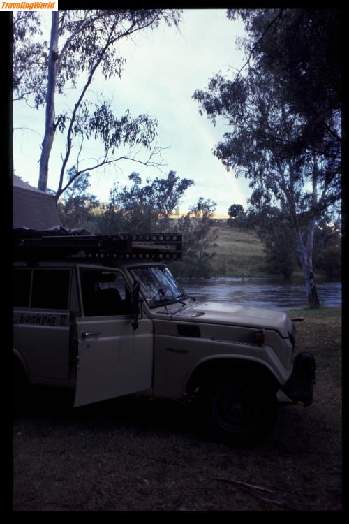 Australien: Nr.16Camp am Gwydir River Rainbow(Bingara Bundarra,3) / 