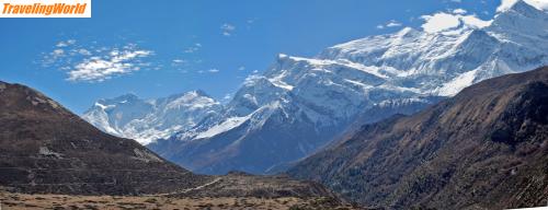 Nepal: Stitched_007 / Das Dhaulagirimassiv