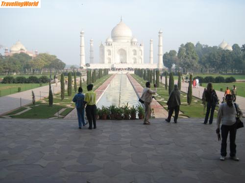 Indien: IMG_2519 / Taj Mahal von Weitem