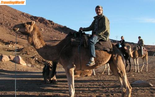 Marokko: 0901_2. auf Kamel+ / Vor dem Ritt in die Wüste