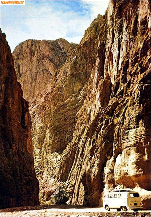 Marokko: 06b Bei der Todra Schlucht / 