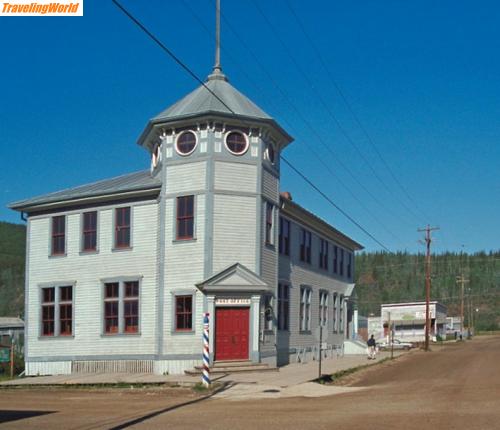 USA: Dawson City Post Office / Post Office - Dawson City ( jetzt Museum , wie alle anderen alten Gebäude auch )