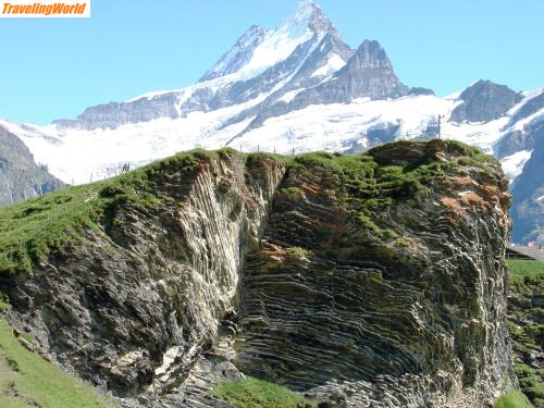 Schweiz: DSC01642 / Aussicht bei der Wanderung