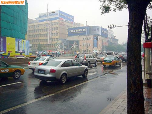 China: 02 b3 Hauptstrasse in Peking / 