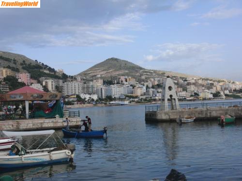 Albanien: Fischerhafen-in-Sarande / Hafenstadt Sarande