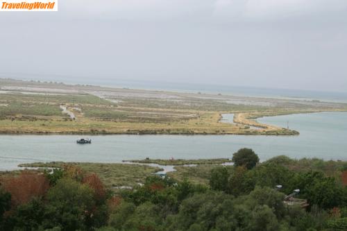 Albanien: Butrint-See-1a / Blick auf Butrint See