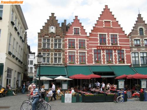 Belgien: 05b. In Brügge / Auf dem Hauptplatz in Brügge