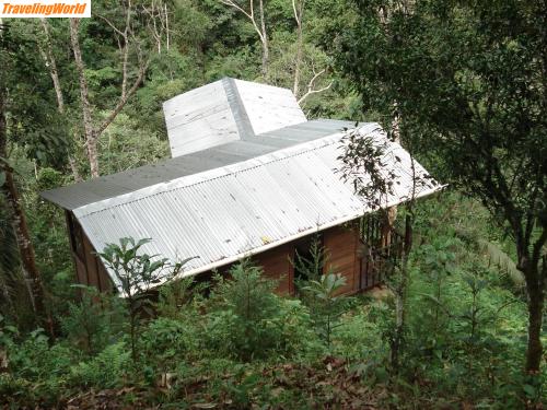 Bolivien: 2009 596 / Die hängenden Hütten im Dschungel. Tolle Aussicht, Absolute Ruhe..NUR NATUR PUR