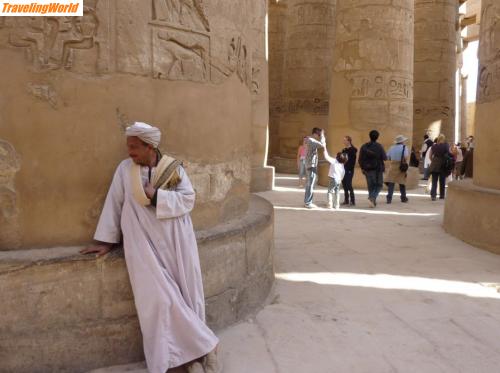 gypten: 003bc / In Karnak bei Luxor