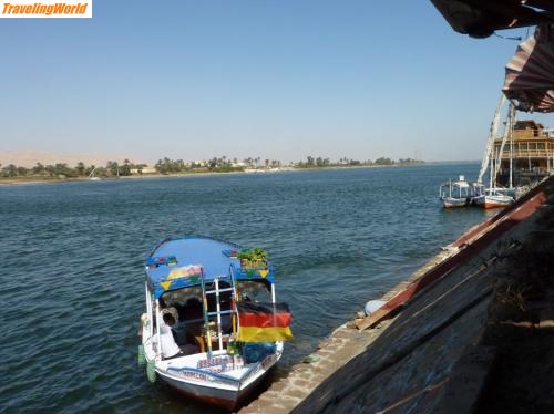 �gypten: 004a / Am Nil bei Luxor