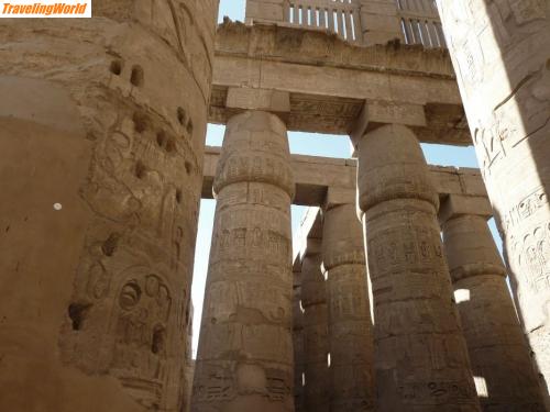 gypten: 003db / In Karnak bei Luxor